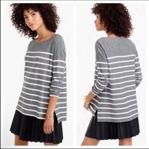 Jcrew long sleeve Deck Striped Blouse